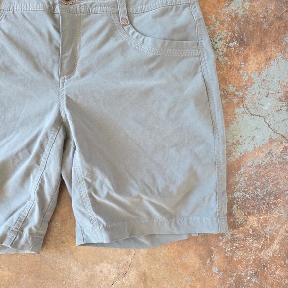 Kuhl Women's Trekr Shorts Size 8 Gray Hiking Outdoor 7" Inseam Pockets Stretch - Picture 4 of 9